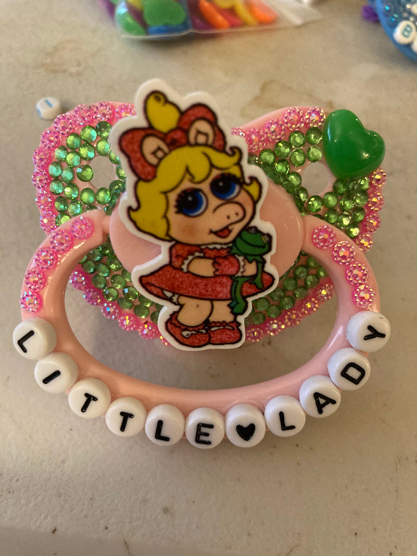 Miss Piggy Adult Pacifier