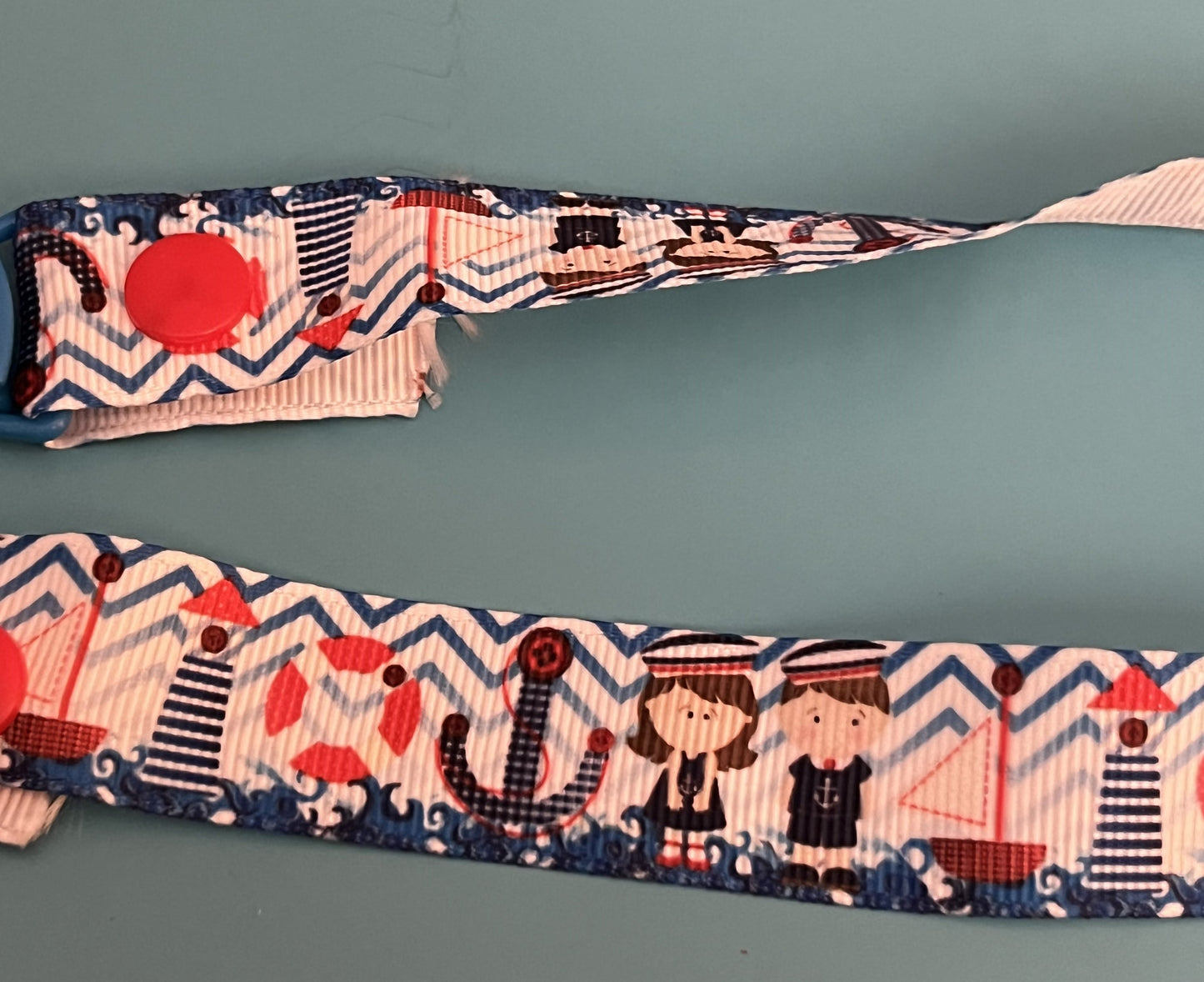 Nautical Kids Paci Clip