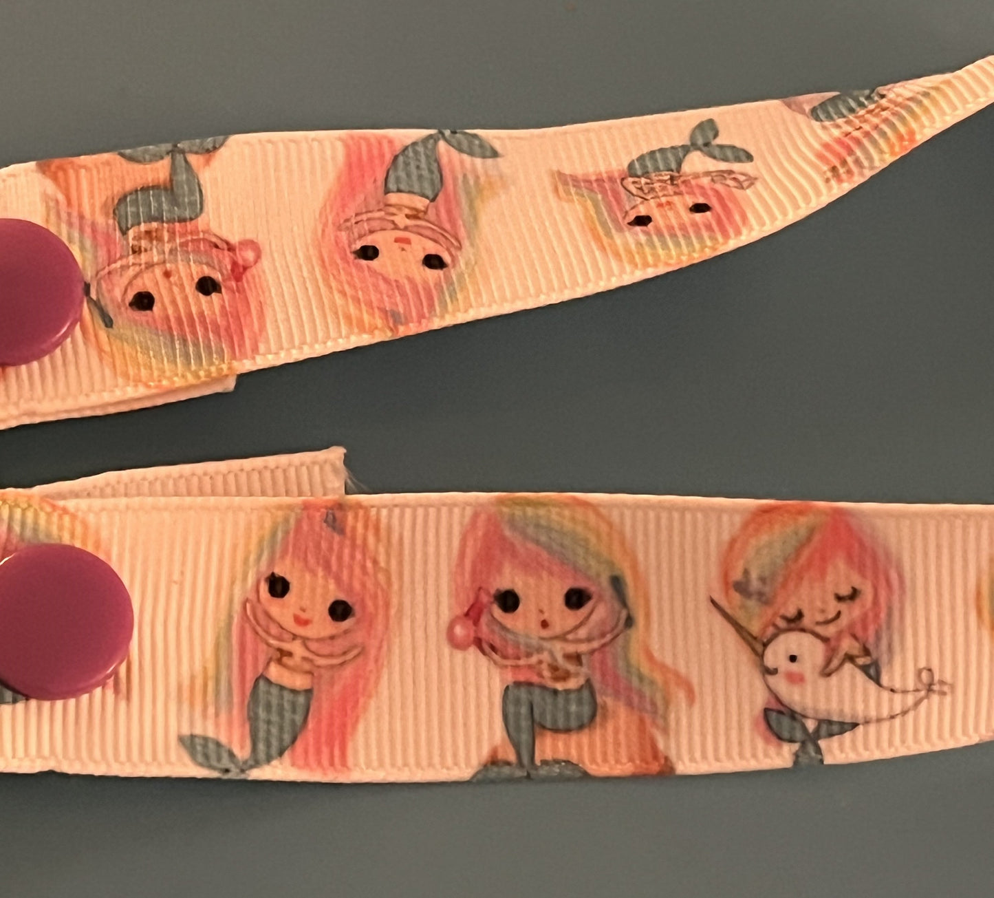 Pastel Mermaid Paci Clip