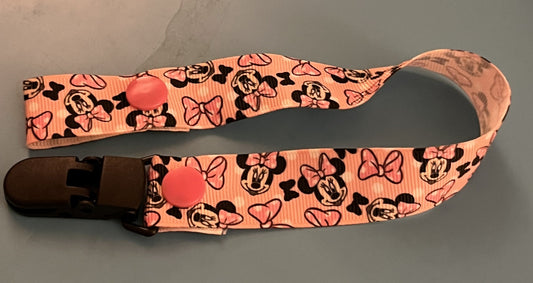 Minnie & Bows Paci Clip