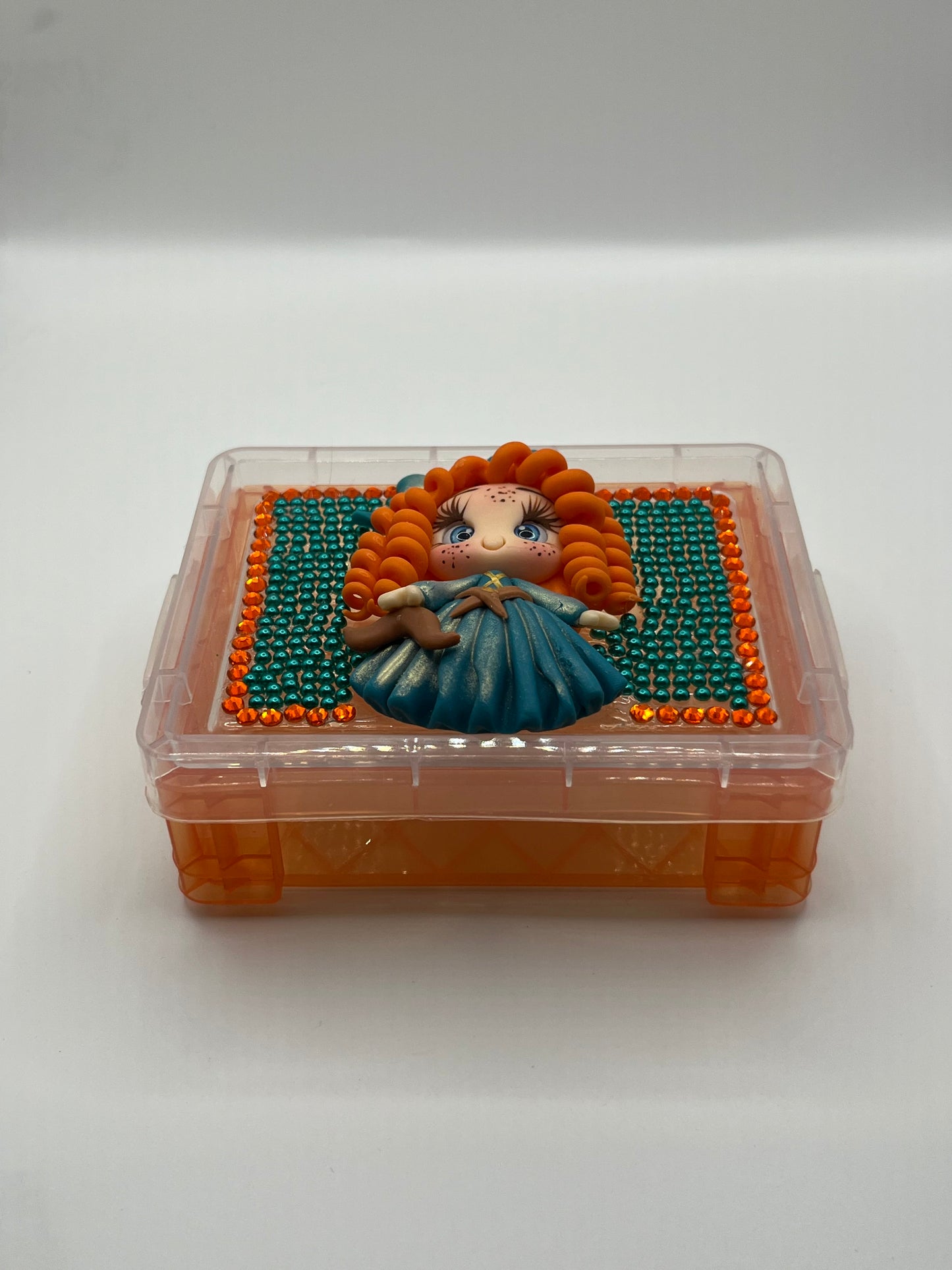 Orange Princess Crayon Box