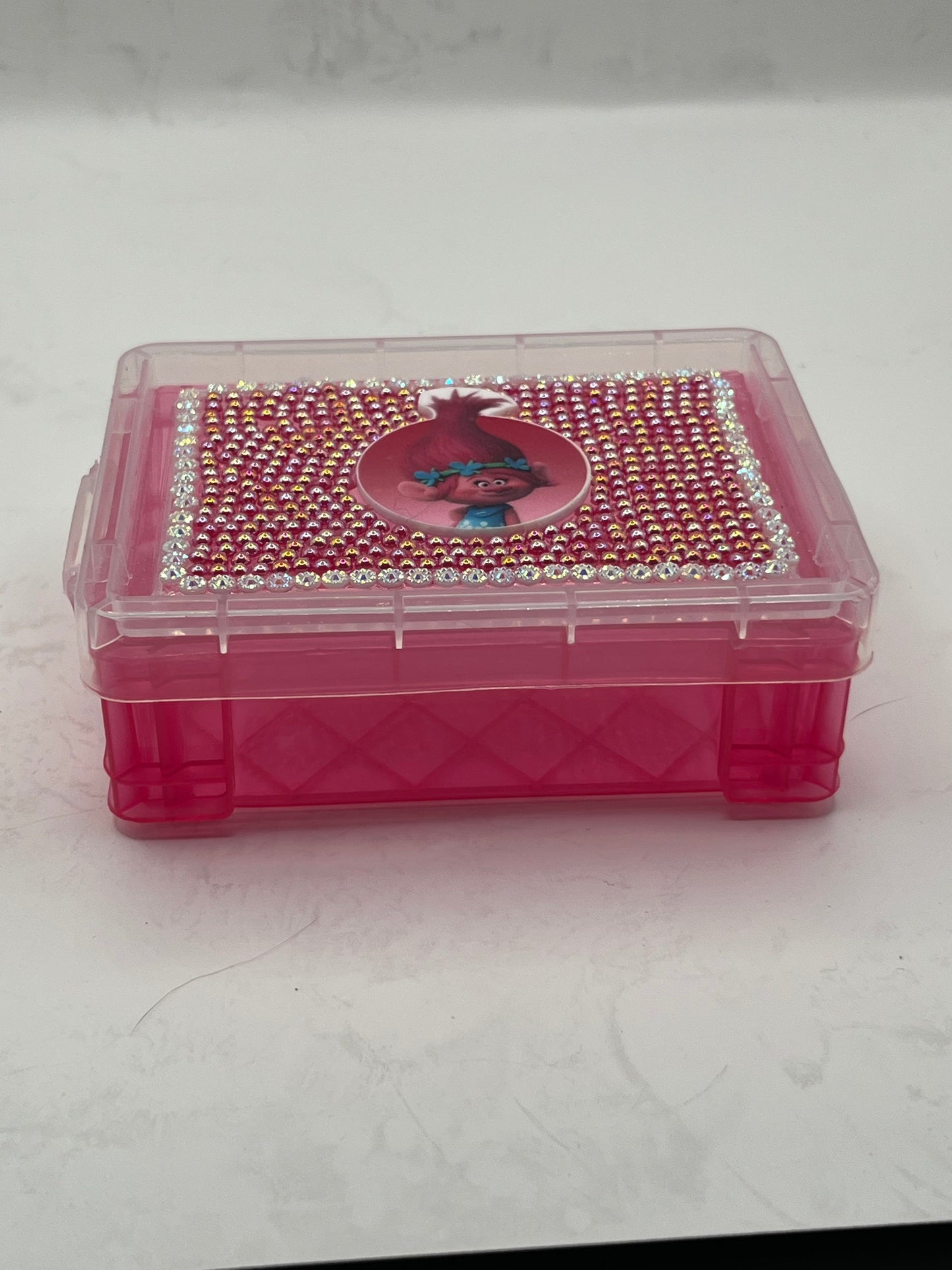 Pink Troll Crayon Box
