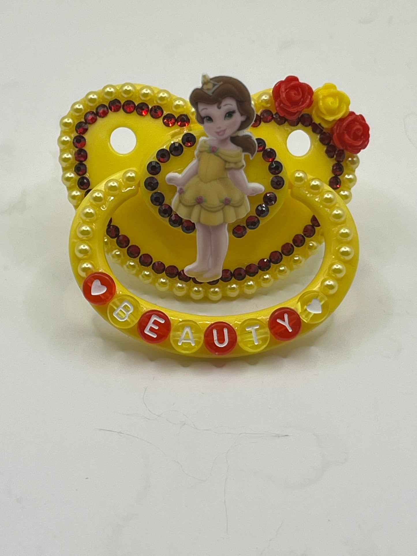 Yellow Beauty Adult Pacifier
