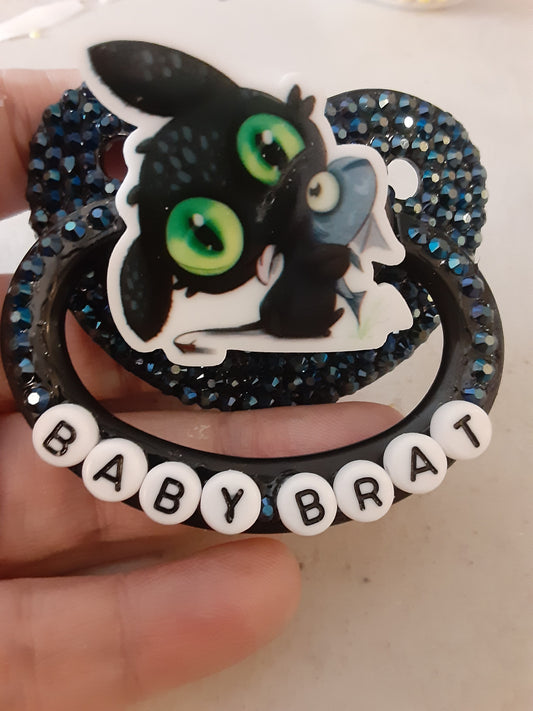 Toothless Baby Brat Adult Pacifier