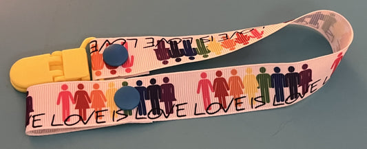 Love is Love Paci Clip