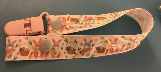 Carrots & Bunnies Paci Clip