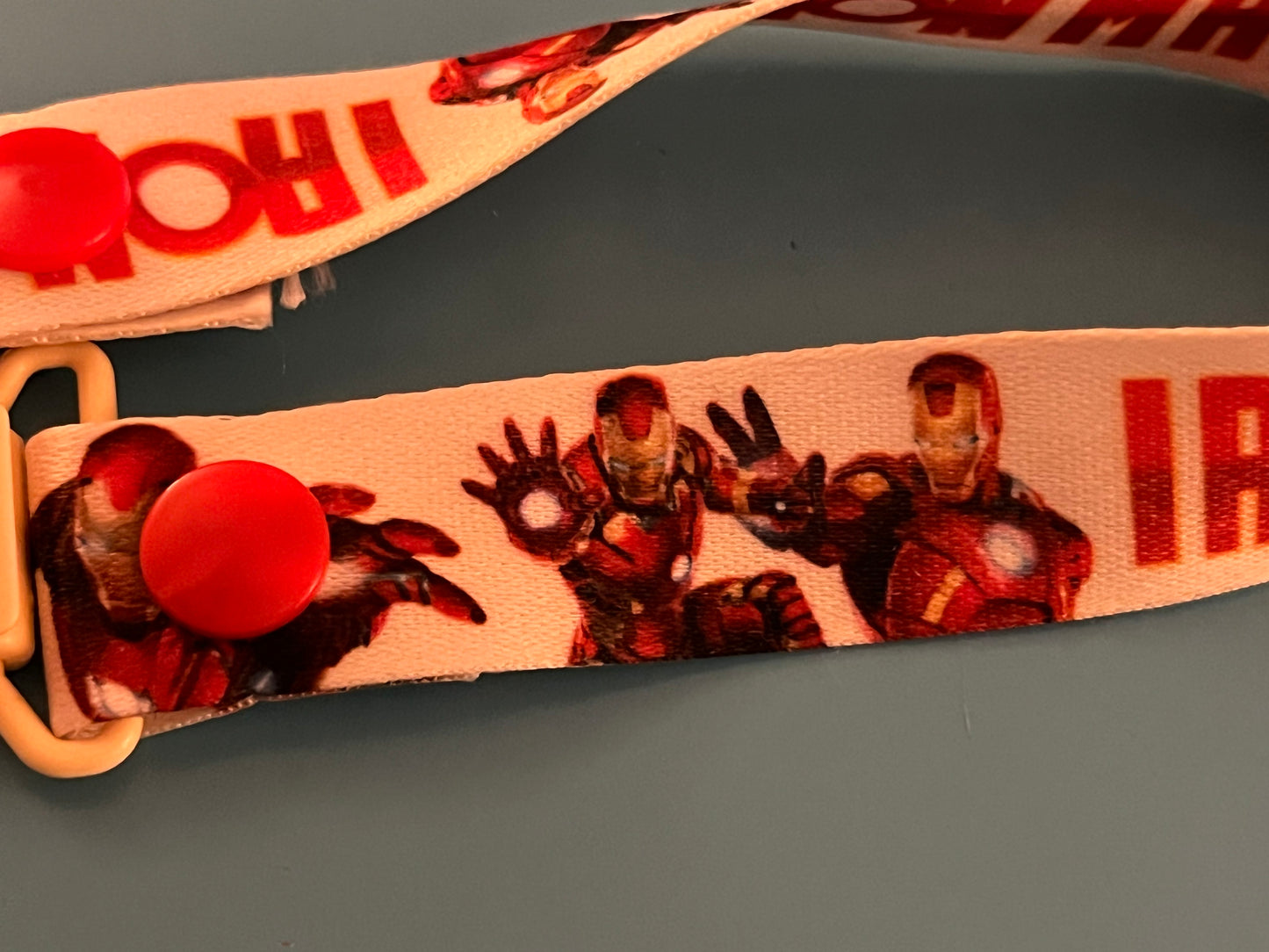 Iron Man Paci Clip