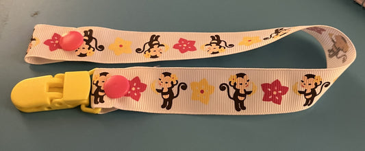 Playful Monkey Paci Clip