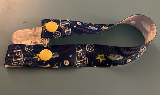 Blue Space Paci Clip