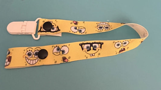 Spongebob Squarepants Face Paci Clip