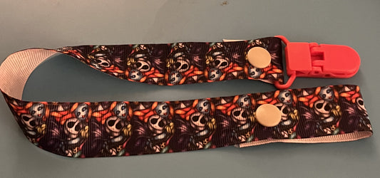 Stained Glass Jack & Sally Paci Clip