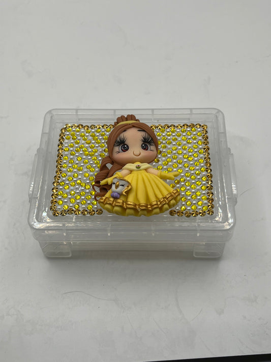 Yellow Princess Crayon Box