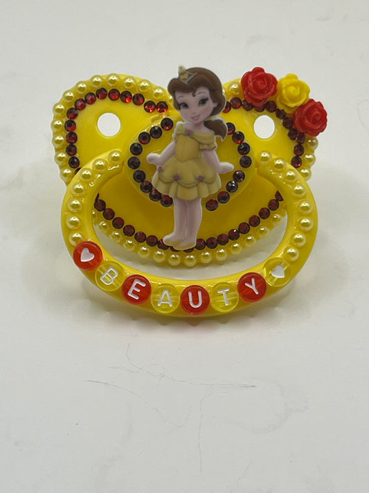 Yellow Beauty Adult Pacifier